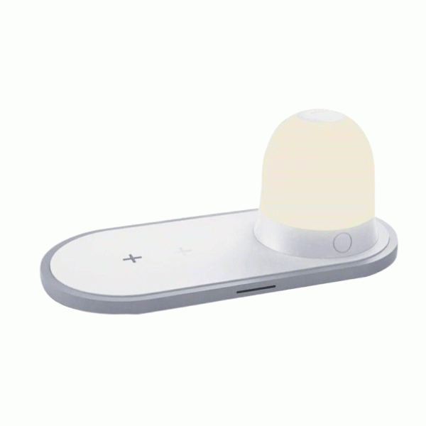 Multi-Function 10W Fast Charging Pad with LED Touch Night Light